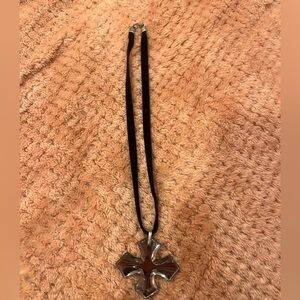 Baccarat crystal necklace set in 925